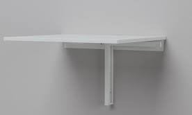NORBERG  Wall-mounted drop-leaf table, White