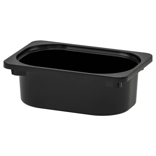 TROFAST/FLISAT Storage box, 20x30x10cm, Black