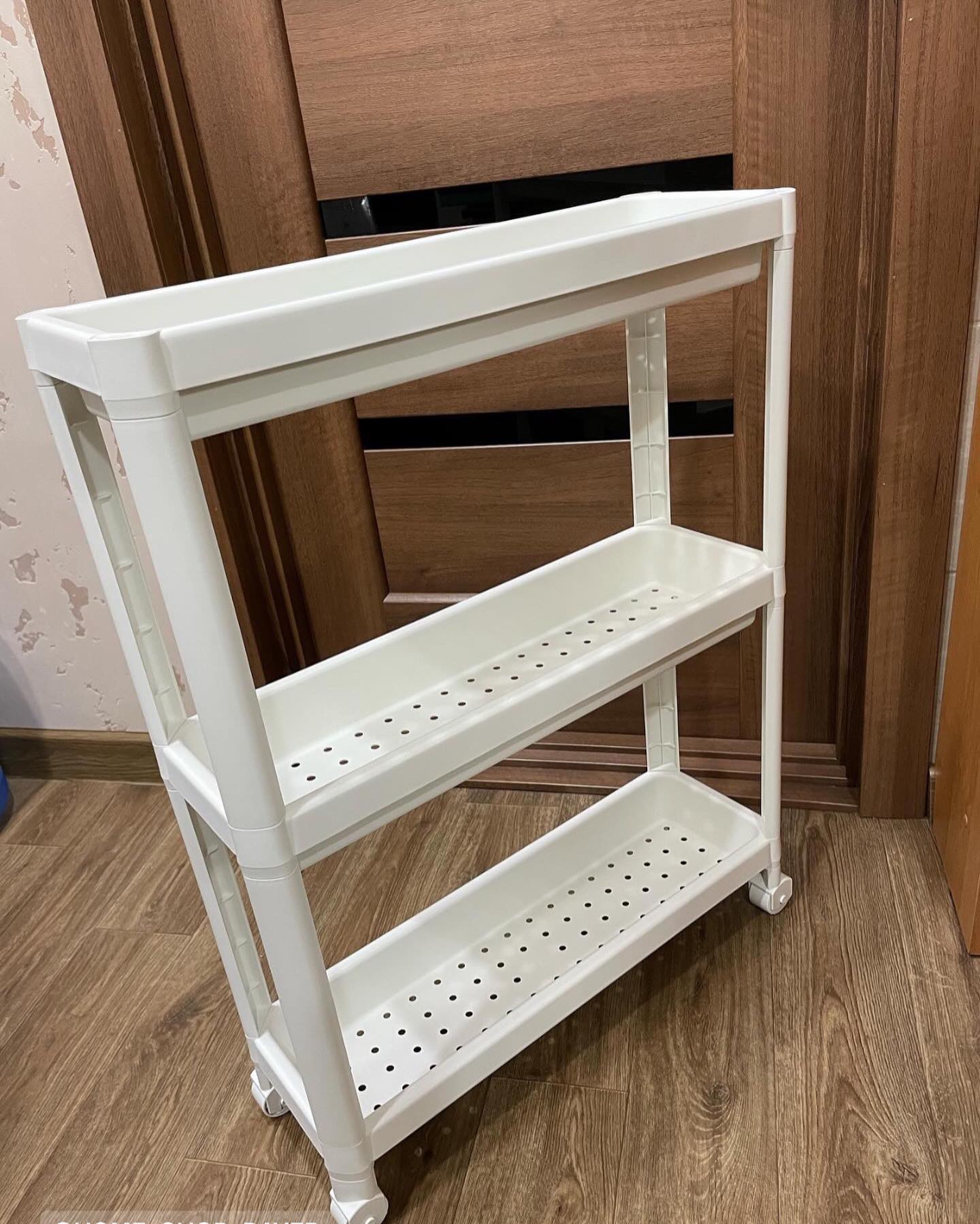 VESKEN Trolley, White, 54x18x71cm– Home Swede Home