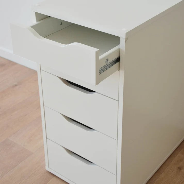 ALEX Drawer unit, 5 drawers, 36x70cm, White