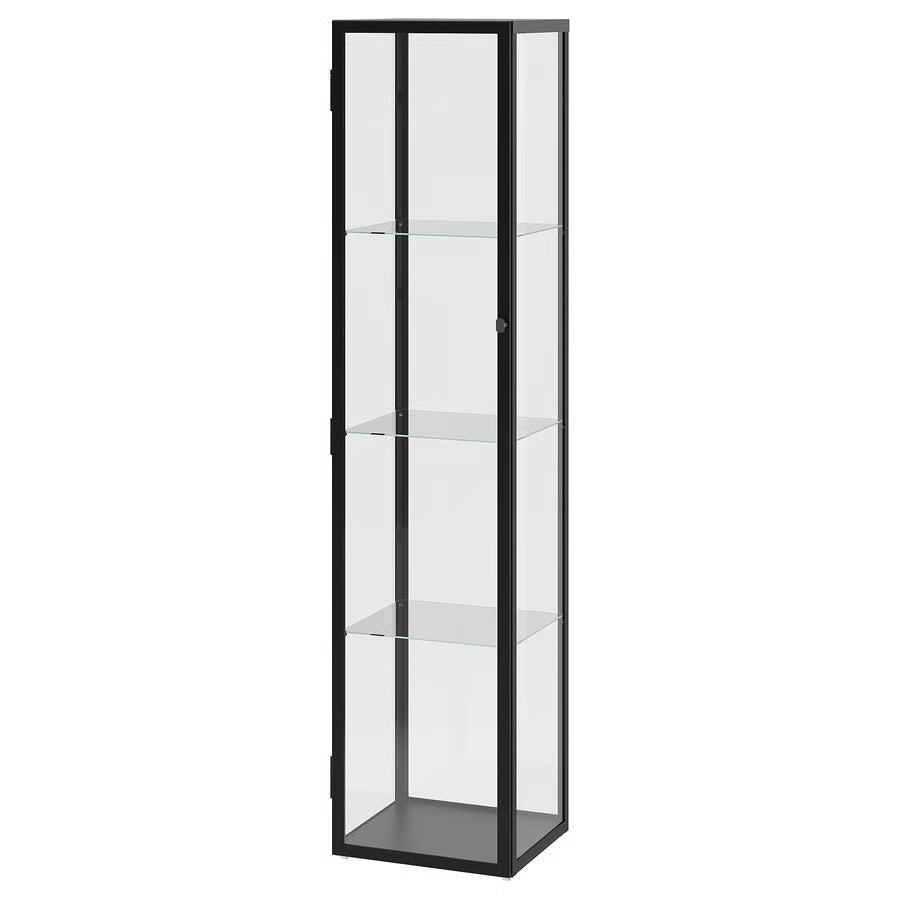 shin-nami IKEA BLÅLIDEN ブローリーデン BLALIDEN Glass-door cabinet, Black, 35x32x151cm– Home Swede Home
