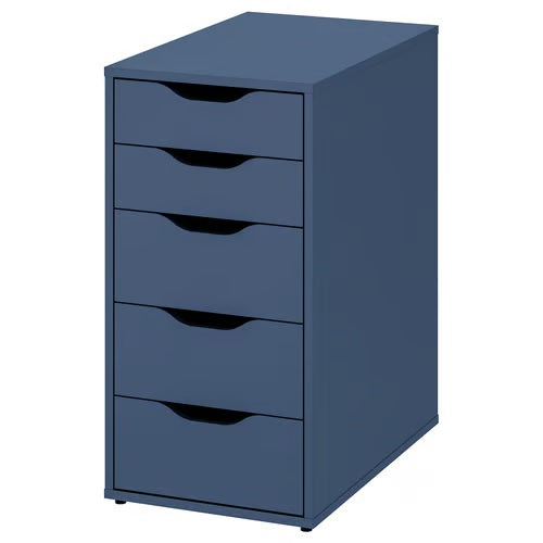 ALEX Drawer unit, Black-blue, 36x70cm– Home Swede Home