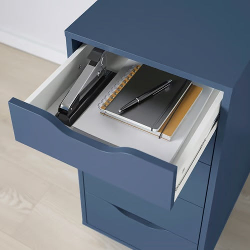 ALEX Drawer unit, Black-blue, 36x70cm– Home Swede Home