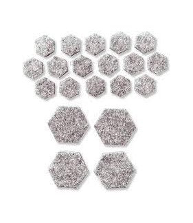 FIXA Stick-on floor protectors set of 20, Grey