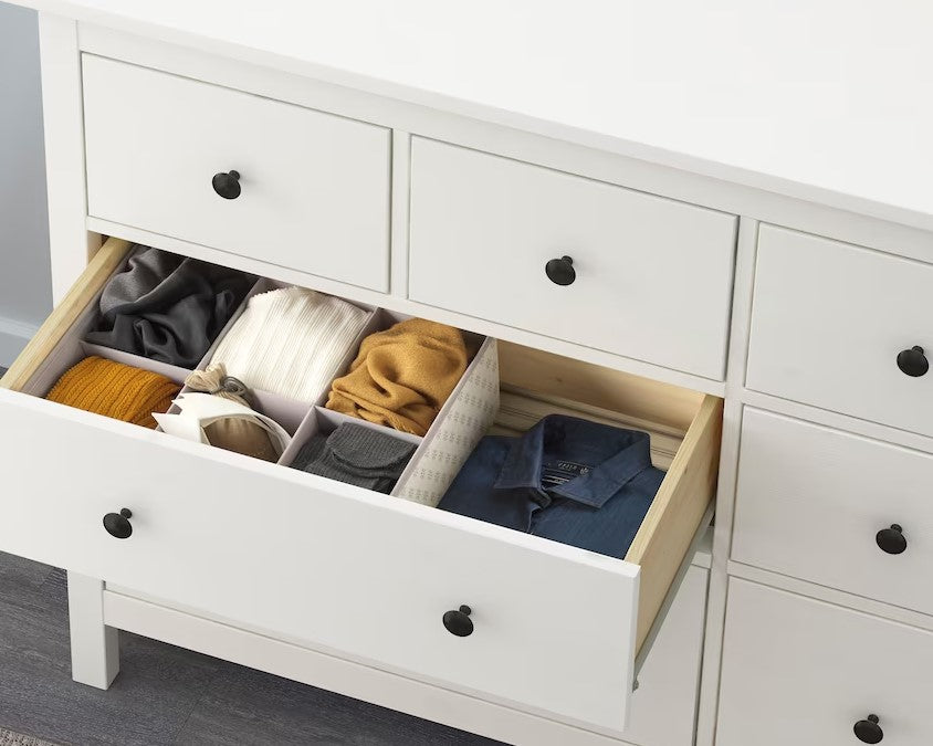 HEMNES Chest of 8 drawers, 160x96cm, White stain– Home Swede Home
