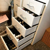 HELMER Drawer unit on castors, White, 28x69cm