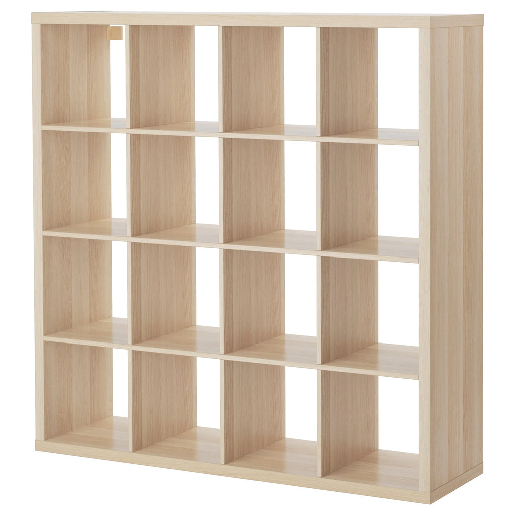KALLAX 4x4, 147x147cm, White stained oak effect– Home Swede Home