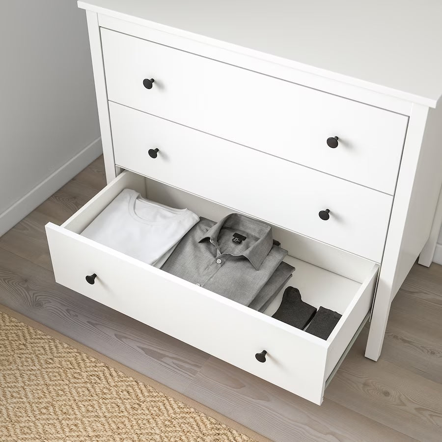 IKEA KOPPANG ホワイト 3段チェスト KOPPANG Chest of 3 drawers, White, 90x83cm– Home Swede Home
