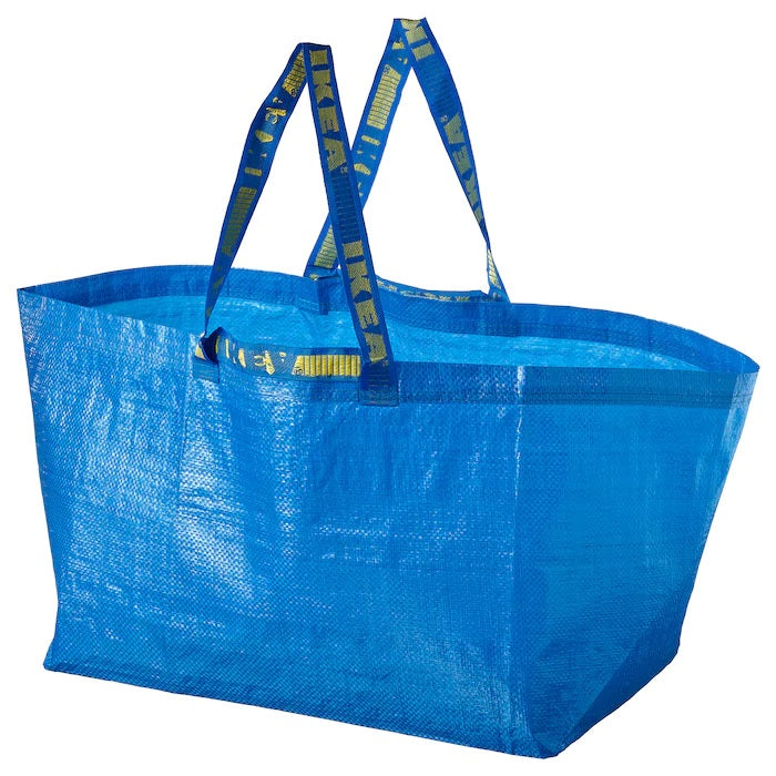 FRAKTA Carrier bag, large, 71 l, Blue– Home Swede Home