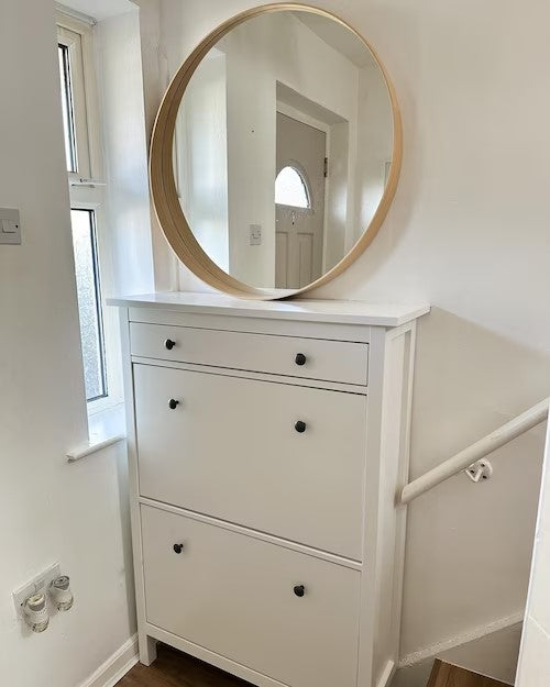 Ikea Shoe Rack Stand Up HEMNES Shoe Cabinet With Compartments