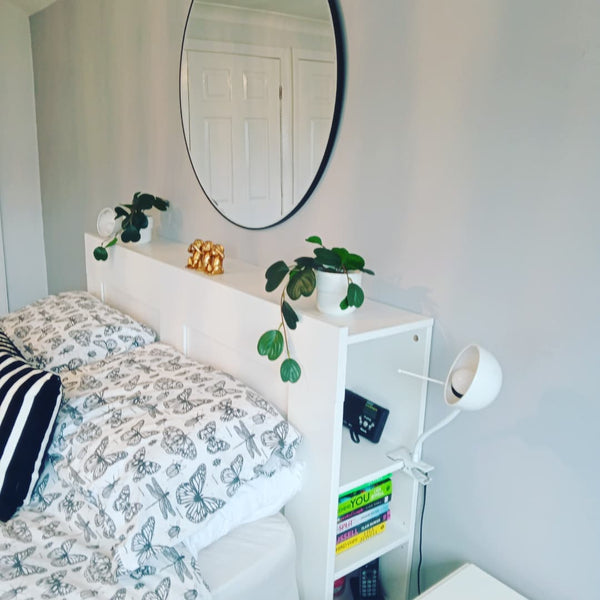 BRIMNES Headboard with storage compartment, double, White