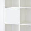 KALLAX insert with door, White