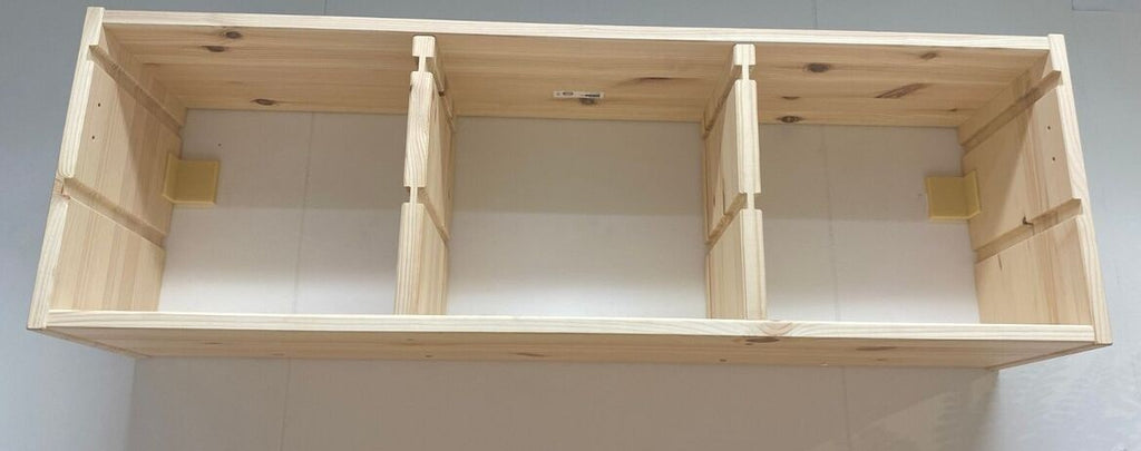 TROFAST Wall storage frame, 93x30cm, Light white stained pine