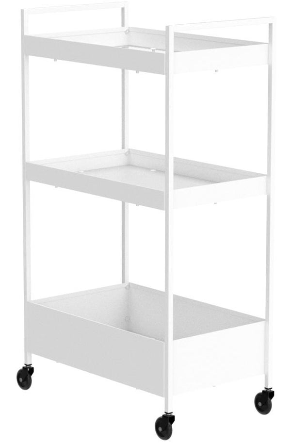 NISSAFORS Trolley, 50.5x30x83cm, White