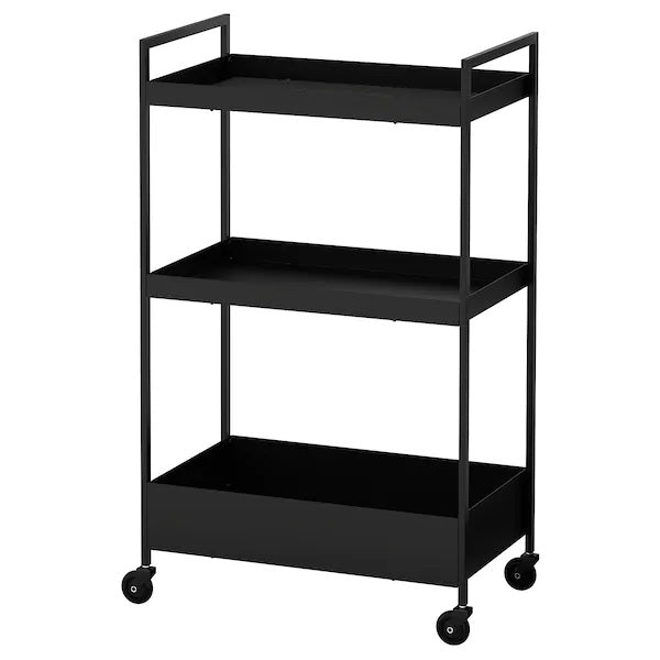 NISSAFORS Trolley, 50.5x30x83cm, Black– Home Swede Home