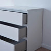 MALM chest of 3 drawers, White