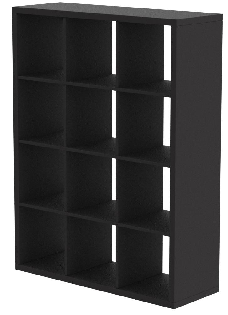 KALLAX 3x4, 112x147cm, Black-brown