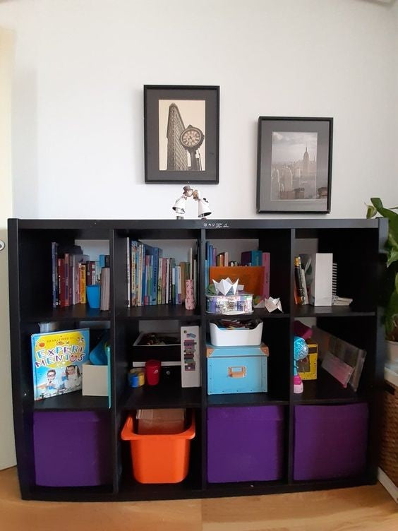IKEA Kallax 4x3、ベース付き KALLAX 3x4, 112x147cm, Black-brown– Home Swede Home