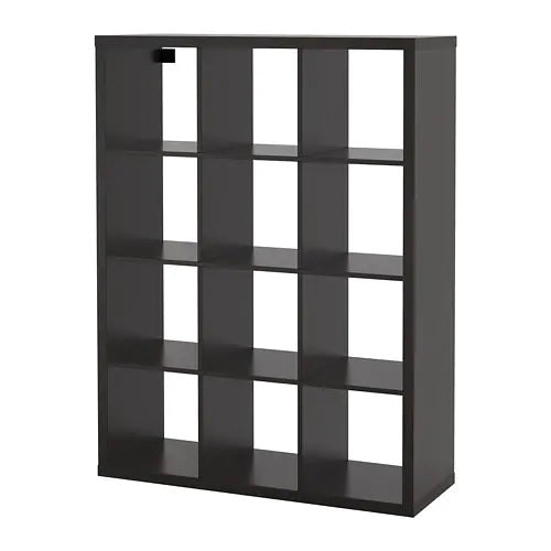 IKEA Kallax 4x3、ベース付き KALLAX 3x4, 112x147cm, Black-brown– Home Swede Home