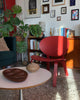 FROSET Easy chair, Red stained oak veneer