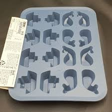 SURSOT Ice cube tray, Dark blue