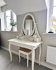 HEMNES Dressing table with mirror, White, 100x50cm