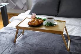 RESGODS Bed tray, Bamboo