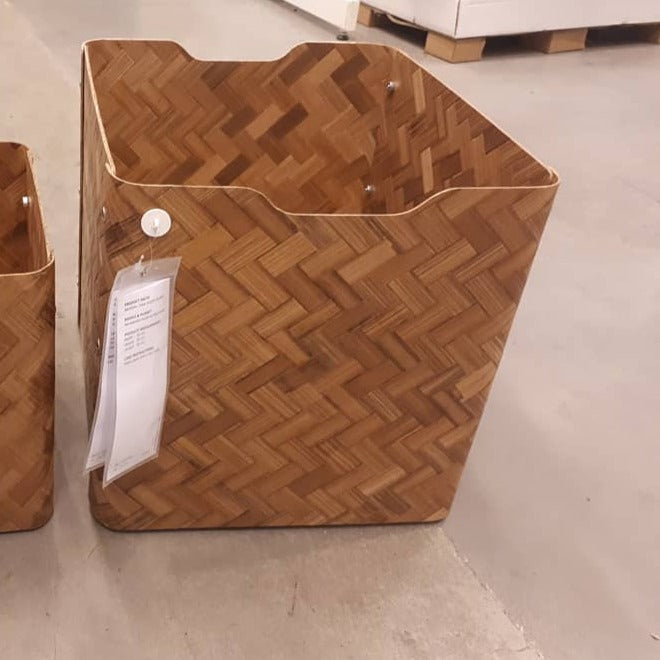 BULLIG Box (2020), Bamboo/brown, 32x35x33cm