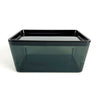 KUGGIS Box with lid, 18x26x8cm, Transparent black