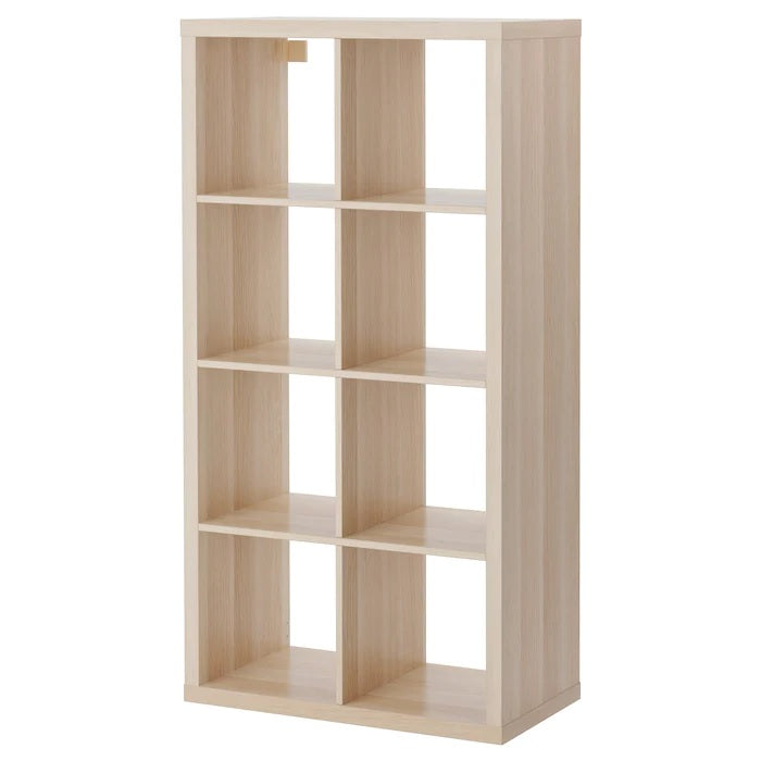 KALLAX 2x4, 77x147cm, White stained oak effect– Home Swede Home