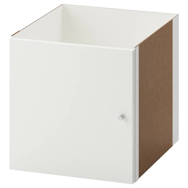 KALLAX insert with door, High gloss white– Home Swede Home
