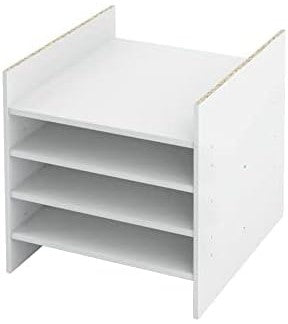 KALLAX Insert with 4 shelves, 33x33cm, White