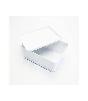 KUGGIS Box with lid, 13x18x8cm, White