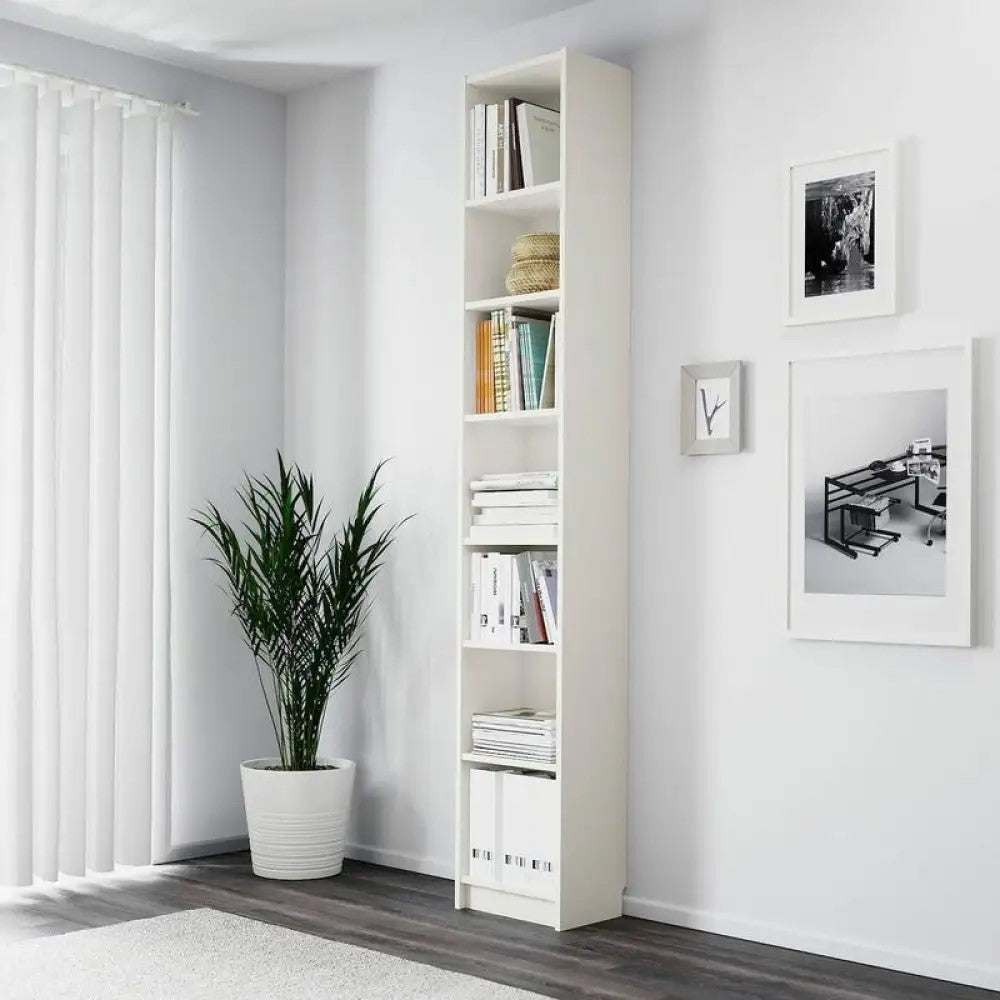 BILLY bookcase 40x202cm, White– Home Swede Home