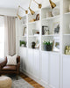 OXBERG Panel door, white, 40x97cm