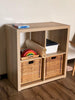 KALLAX 2x2, 77x77cm, White stained oak effect