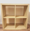 KALLAX 2x2, 77x77cm, White stained oak effect