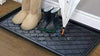 BAGGMUCK Shoe mat, In/outdoor/grey, 71x35cm