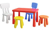 MAMMUT Children's table, 77x55cm, Red