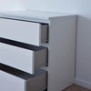 MALM Chest of 6 drawers, 160X78cm, White