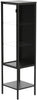 RUDSTA Glass-door cabinet, 42x37x155cm, Anthracite