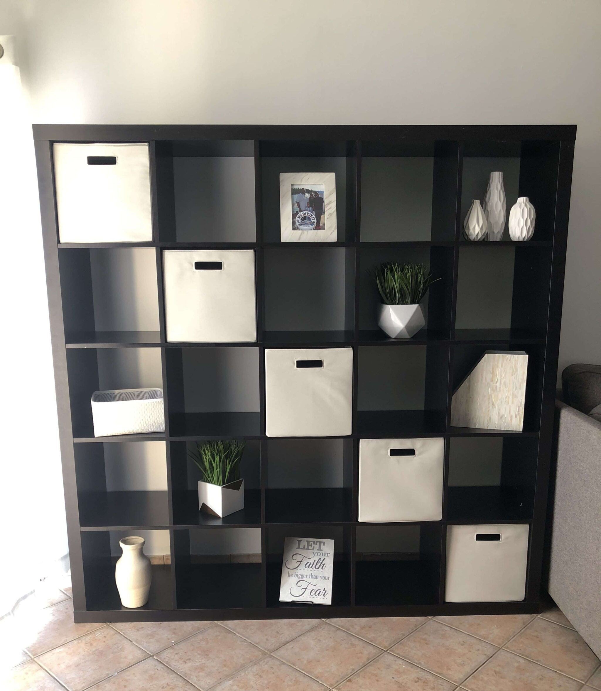 KALLAX 5x5, 182x182cm, Black-brown– Home Swede Home