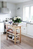 FORHOJA Kitchen trolley, 100x43cm, Birch