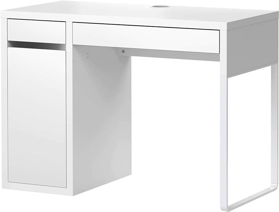 MICKE Desk, 105x50cm, White