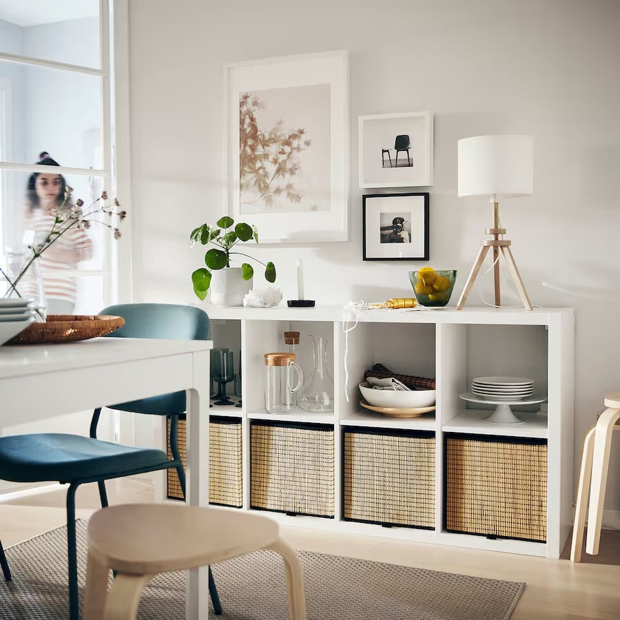 ミツウロコ IKEA KALLAX KALLAX 2x4, 77x147cm, White– Home Swede Home