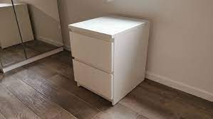 KULLEN Chest of 2 drawers/bedside table, 35x49cm, White