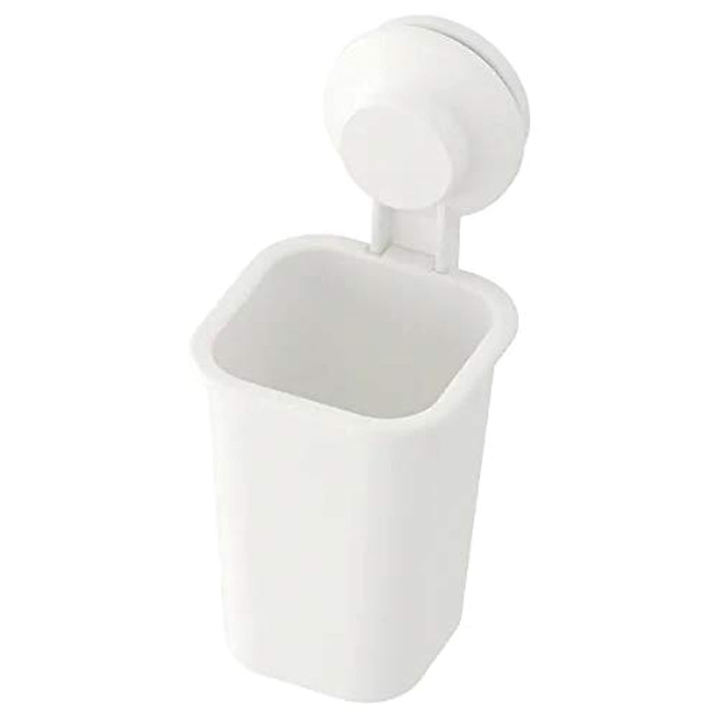 TISKEN Toothbrush holder with suction cup, White