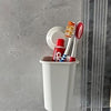 TISKEN Toothbrush holder with suction cup, White