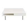 TOFTERYD Coffee table, High-gloss white, 95x95cm