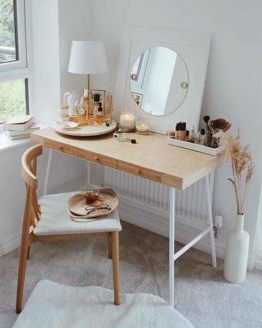 LILLASEN Desk, 102x49cm, Bamboo– Home Swede Home